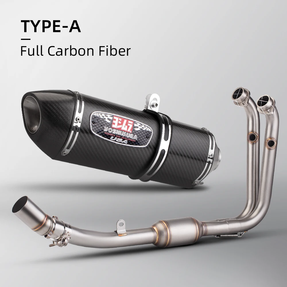 Front Pipe Connection Pipe Connect Original Complete Motorcycle Exhaust System For CFMOTO CF450SR 450SR System Escape 51MM