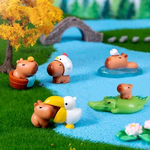 Noel, tavşan, domuz, ayı, koyun, kurbağa, kapibara tilki, kedi, dinozorlar, balık, kuş, minyatür heykelcik peri bahçe dekorasyon aksesuarları Bahçedeki 6 büyük koyun satışı, no. 5