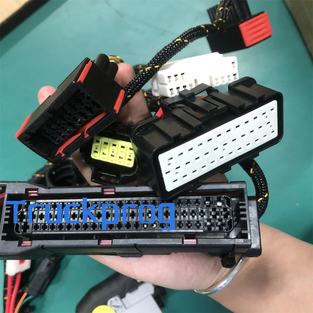 Brush Wiring Harness for V-o/ for Mack Vocom ECU Programming Test Cable for Vocom 88894000 Engine Programming Test