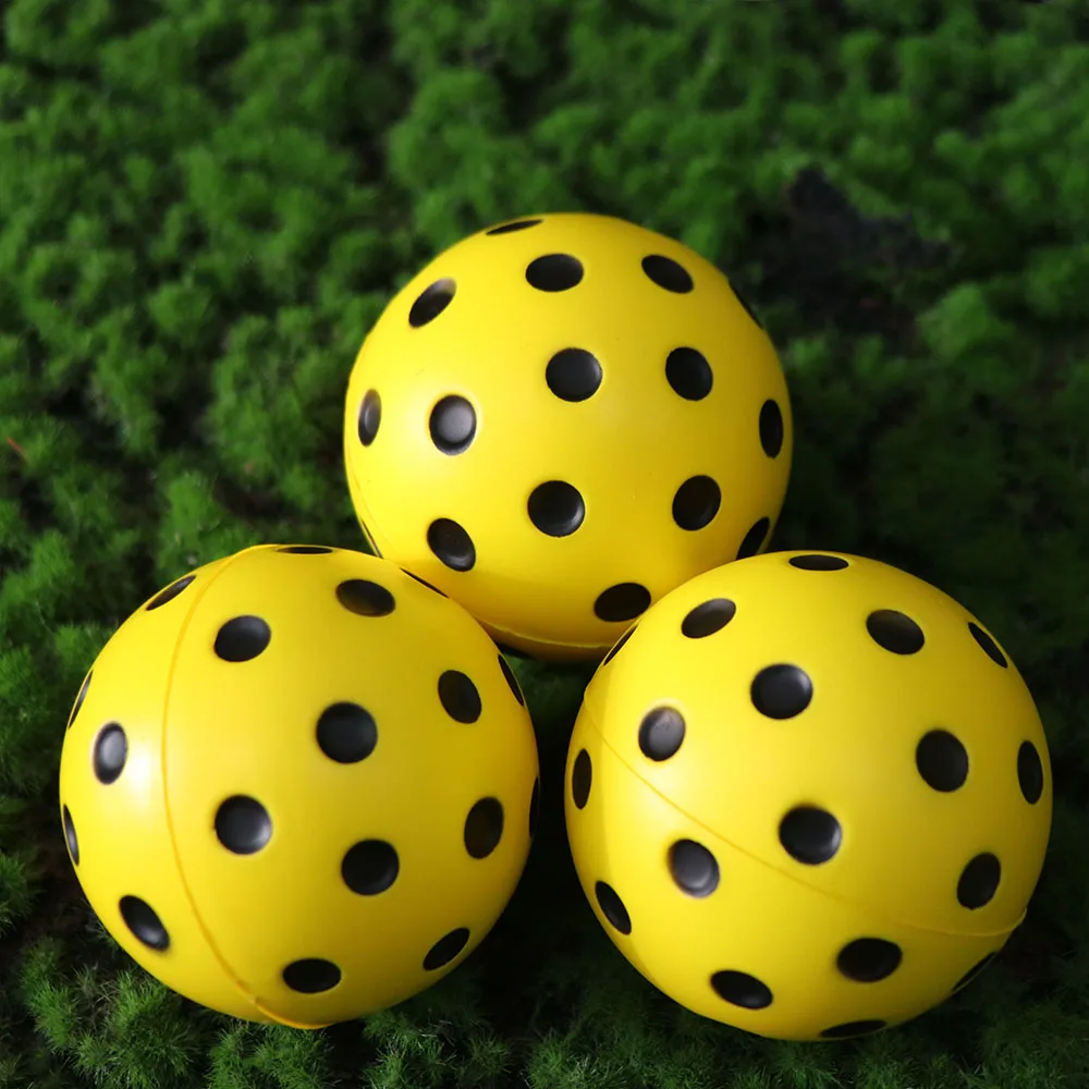 

74mm Foam Pickleballs Practice Balls High Elasticity Damping Silent Pickleball Balls Soft Impact-Resistant Exact Real Ball