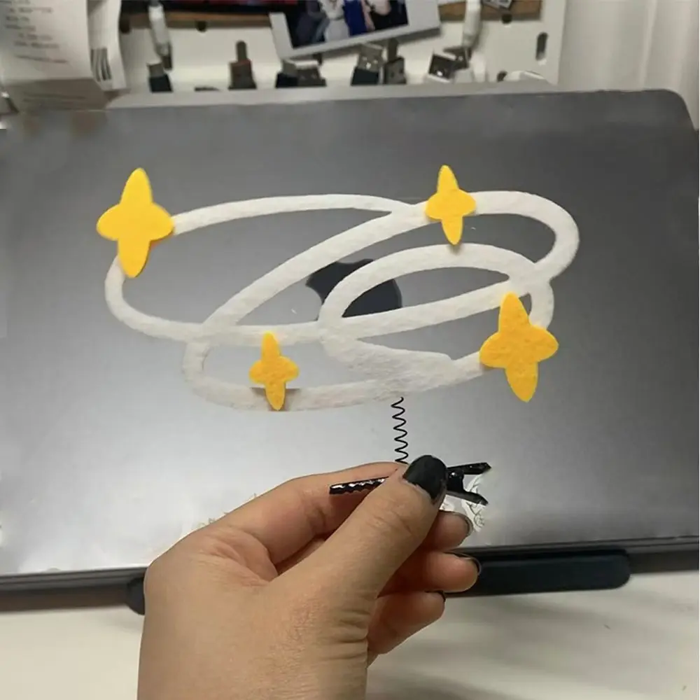 الإبداعية الدوار تأثير مشبك شعر الهوية الخامس تأثيري ستار كليب لوكا بالسا إيما وودز دبوس الشعر هدية