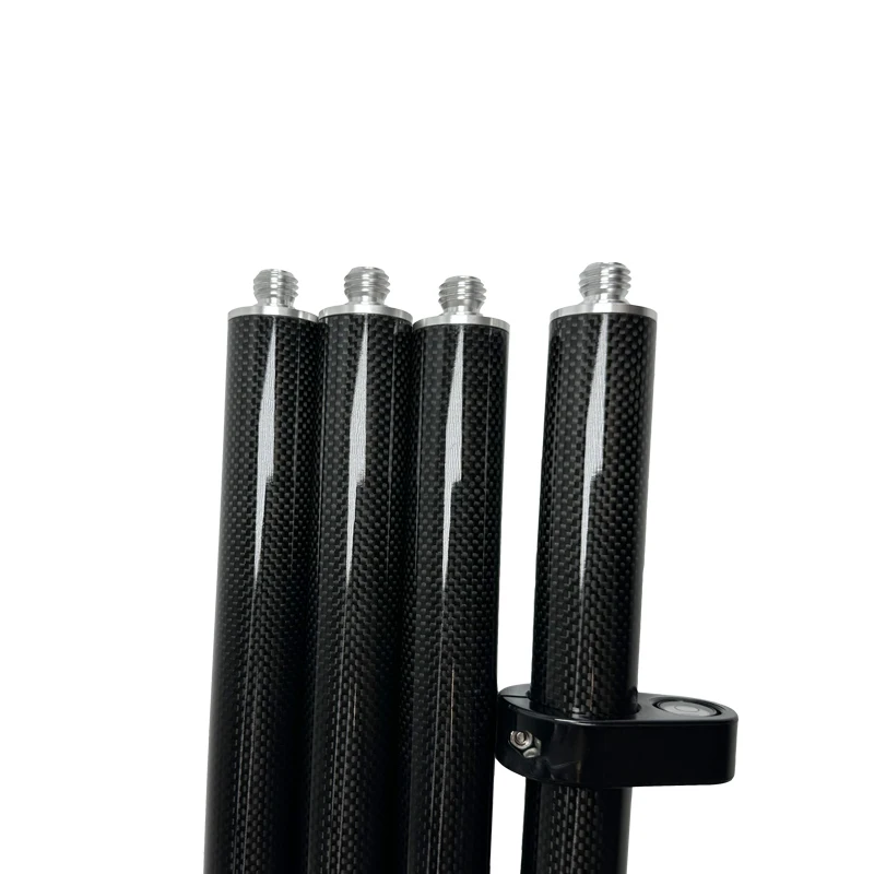 Imagem -03 - Carbon Fiber Survey Pole Gps Prism Pole Gps Gnss Rtk tipo de Surf Pcs 8x11 Thread 18 m de Comprimento Novo