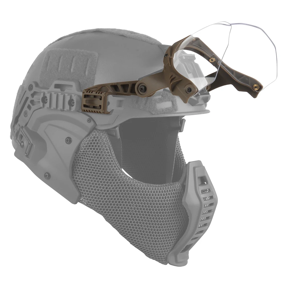 Tactical Helmet Flip Goggles for 3.0 Rail Team Wendy Helmet Hunting Airsoft CS Game Paintball Helmet Protection Glasses