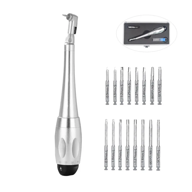 dental im plant Removal kit Torque Wrench 5N-35N Drivers 2.35mm Latch Type Bits dental im plant torque wrench