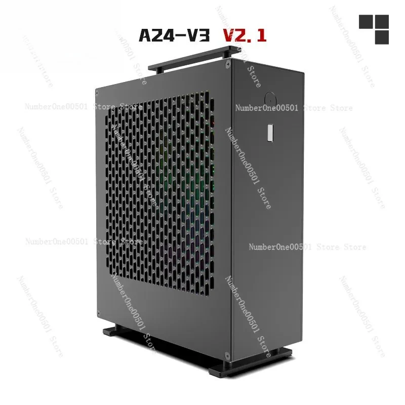 

Корпус Mini ITX A24-V3 2.1 4.28L, дизайн для iGPU, поддержка блока питания 1U, совместим с кулером AXP120-X67, полностью алюминиевый.