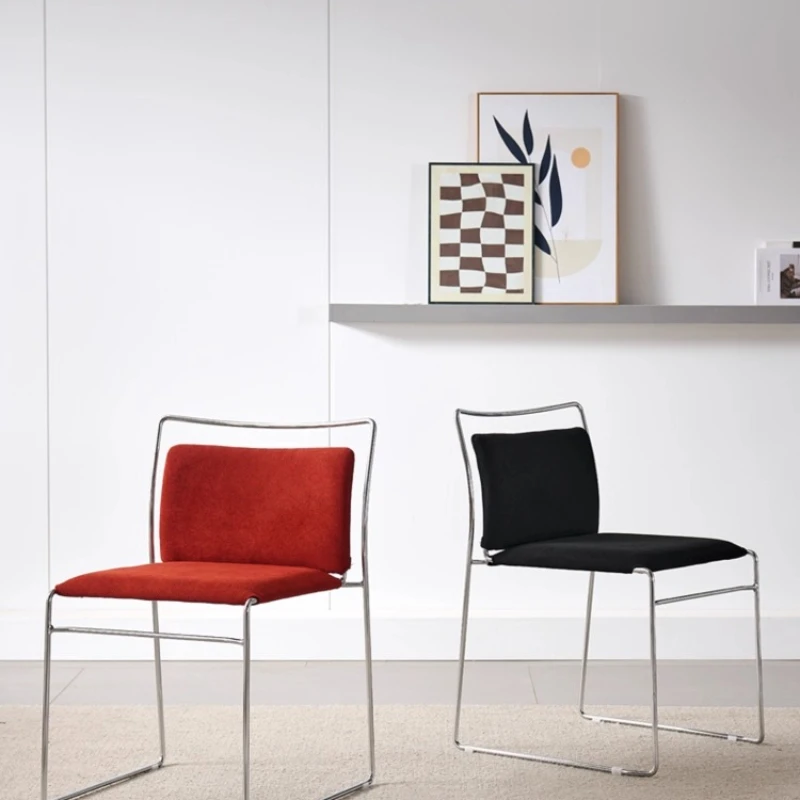 

Retro style dining chair study single tea table chair medieval Bauhaus conference station