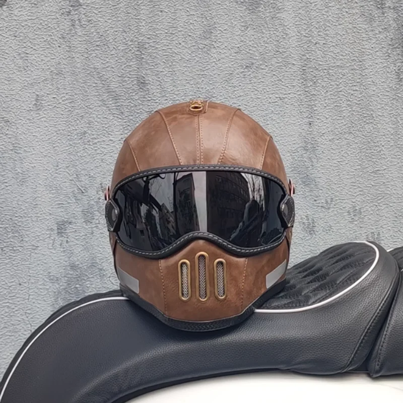 

Strong Fiberglass Shell Lightweight Motorcycle Cruiser Full Helmet Racing Adult Unisex DOT ECE Certified for Superior Protection