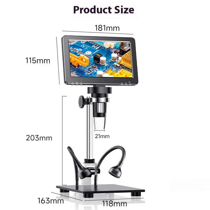 

Digital Microscope Pcba Repair Magnifying Glass Cultural Toy Identification Electron Microscope