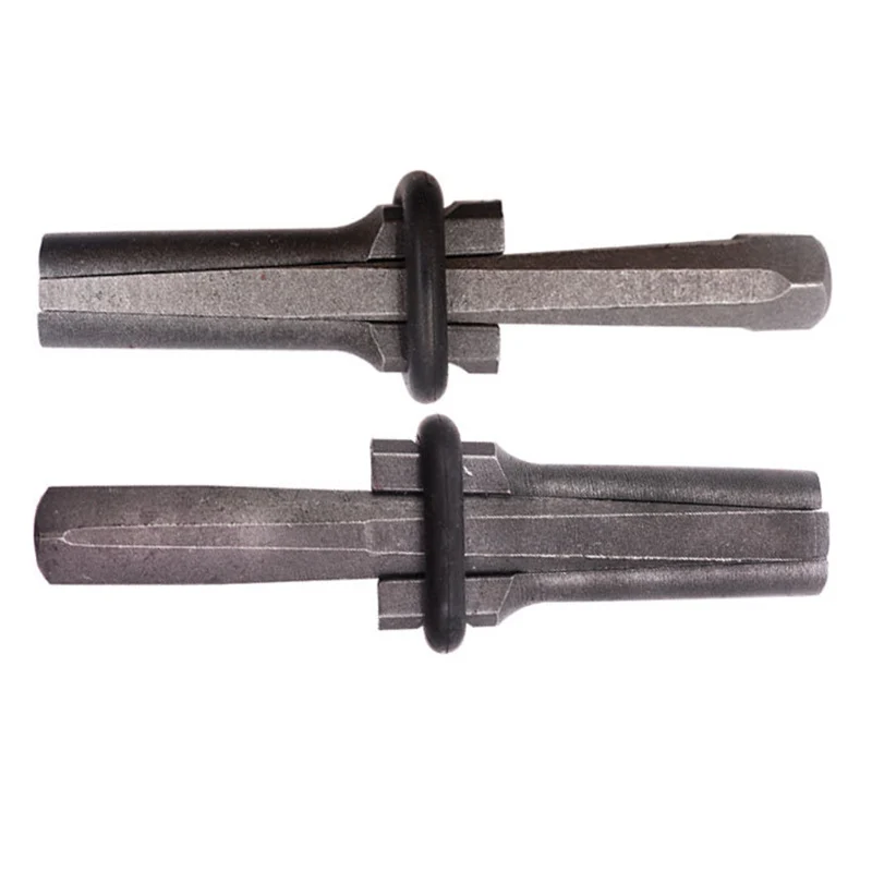 1pc 16/18/23mm Stone Splitting Tool Stone Splitter Hand Tools Set Metal Plug Wedges And Feather Shims Concrete Rock Splitters