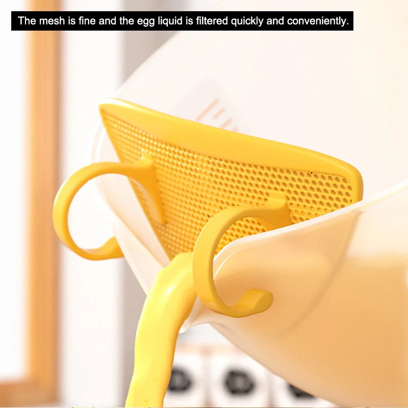 Egg Liquid Baking Filter Measuring Graduated Cup Multi-functional Cleaning Vegetable Fruit Rice Beans Kitchen Tools ﻿