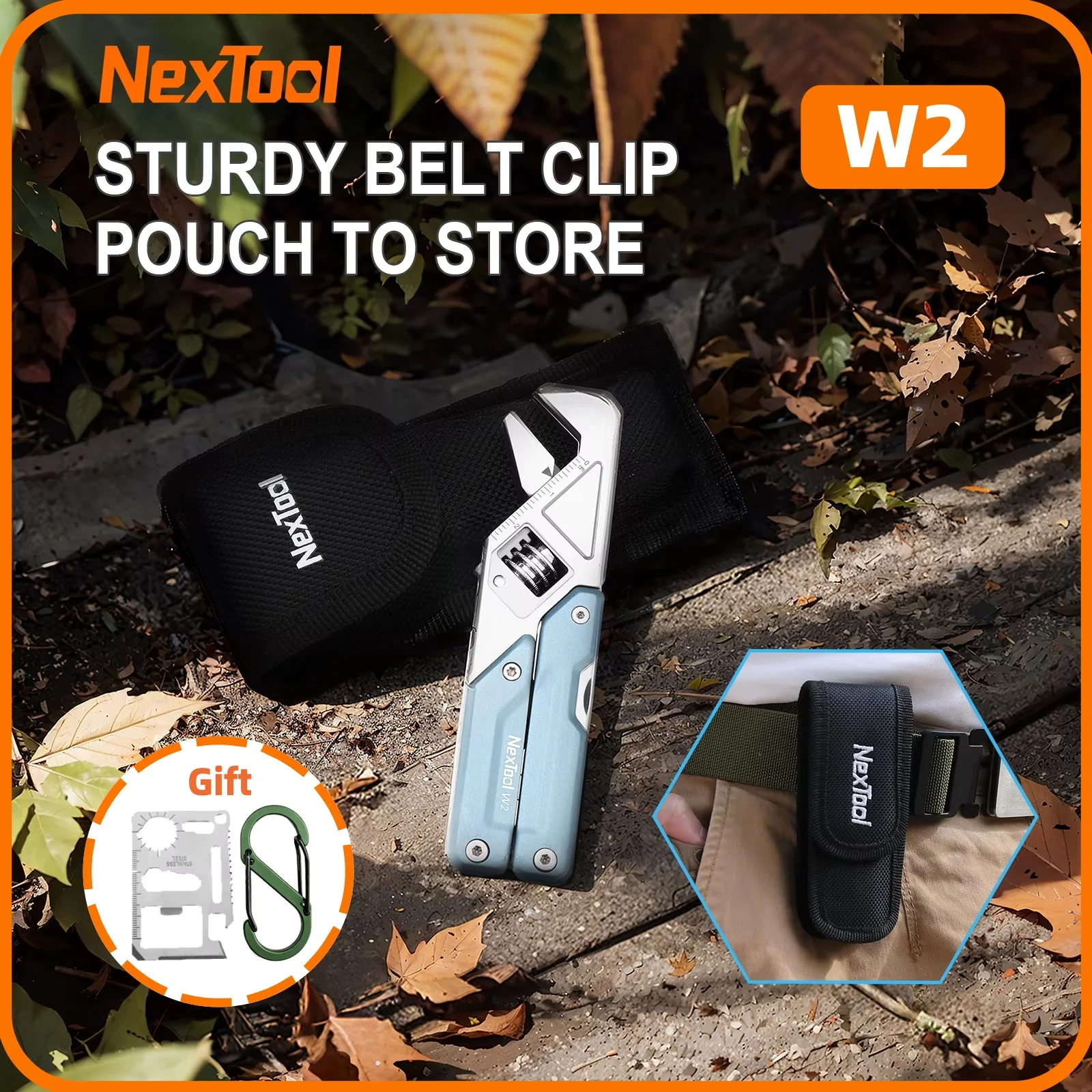 nextool-ライトレンチ-w2-8-in-1-マルチツール折りたたみプライヤー多機能スパナドライバー屋外キャンプ-edc-ハンドツール
