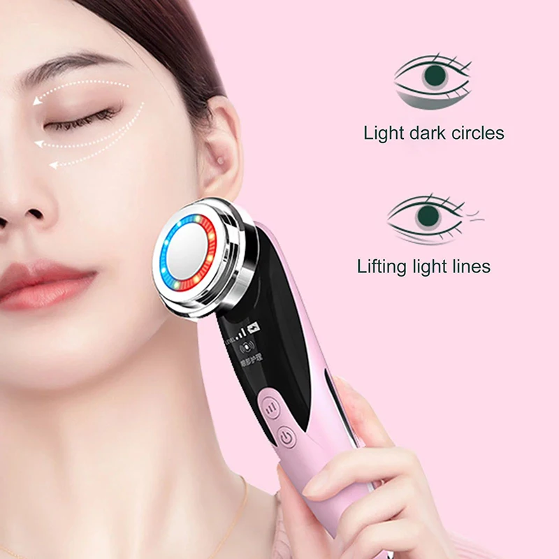 เครื่องยกกระชับใบหน้าความถี่ LED เครื่องกำจัดริ้วรอยและใบหน้าเครื่องมือดูแลผิว