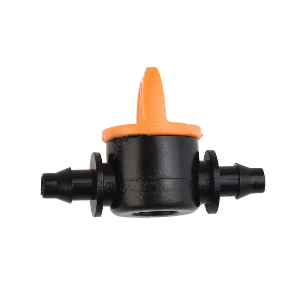 20Pcs for mini Valve For 4/7mm Hose Irrigation Barbed Water Flow Control Valve Garden Water Connectors Watering Kits
