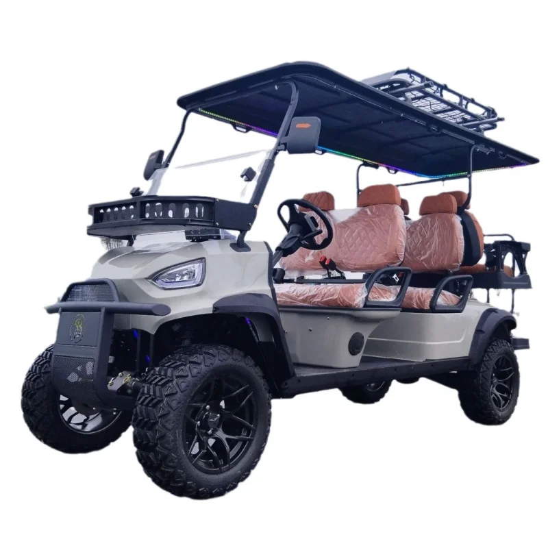 

New Model CE Approved ODM 4 Wheel 6 Seater Street Legal Customized Electric Sightseeing Bus Lifted Golf Carts for Sale