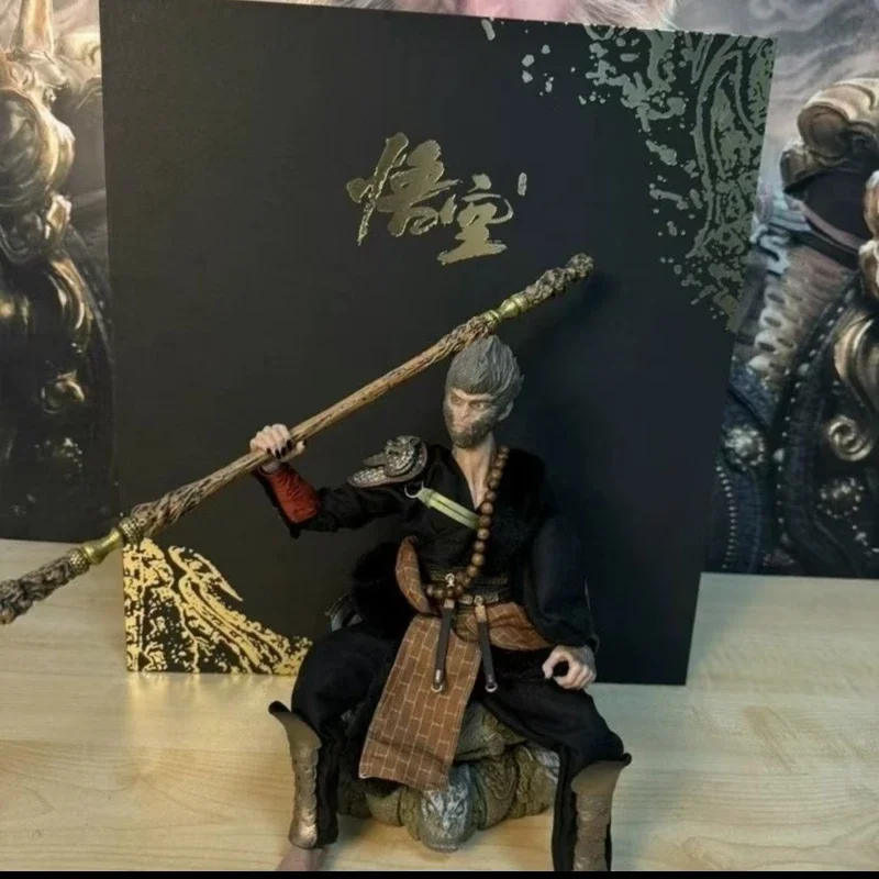 В наличии BB Game Периферийные устройства Черный миф Wukong Monkey King Ruyi Golden Cudgel Подвижная модель орнамента ручной работы