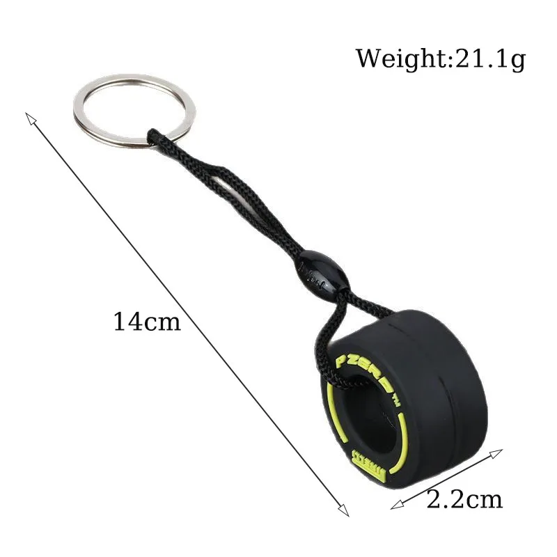 موضة لينة المطاط الإطارات المفاتيح للجنسين حبل سلسلة ظهره مفتاح قلادة الحلي الرياضة ركوب الأولاد هدية حامل المفاتيح الملحقات #6