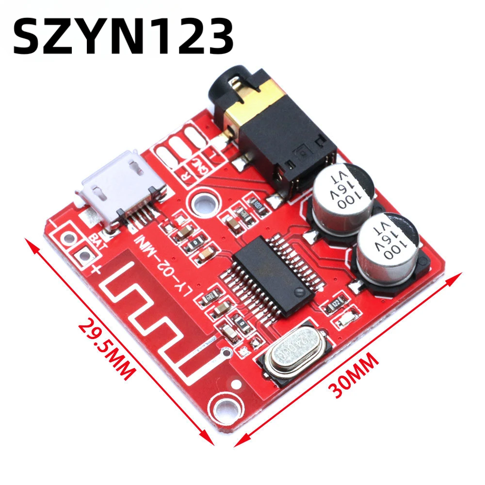 MP3 Bluetooth Decoder Board Lossless Car Speaker Audio Amplifier Board Modified Bluetooth 4.1 Circuit Stereo Receiver Module 5V