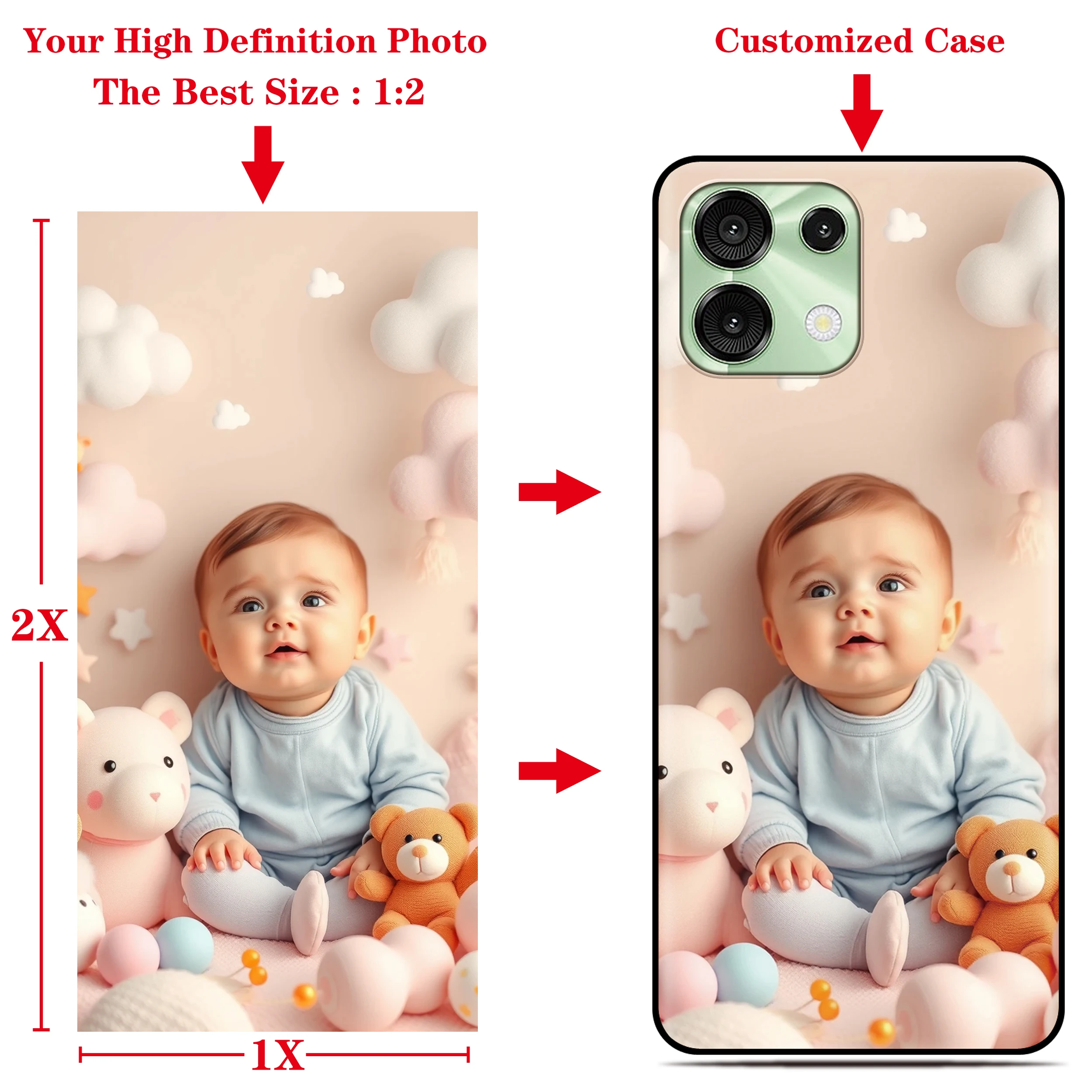 Cute Bunny Rabbit Phone Case For UMIDIGI G9 G9A G9C G9X G5 G6 G2 G1 A9 A11s A11 A13 Pro Max Bison GT GT2 X20 Custom Cover