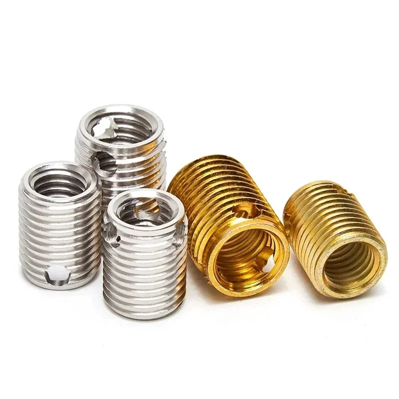 Galvanized Carbon Steel/ Stainless Steel Thread Repair Triple-Hole Insert  Self-tapping BushingM3 M4 M5 M6 M8 M10 M12 M14 M16