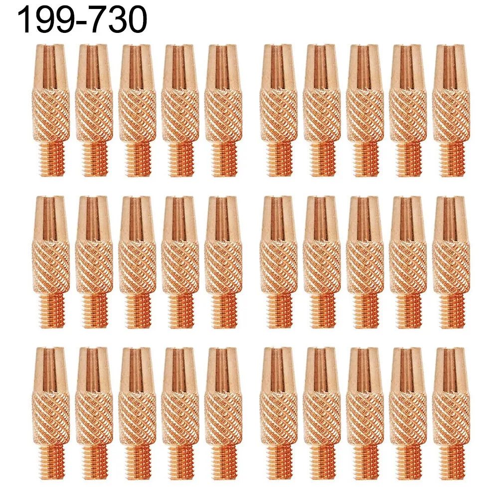 30pcs welding contact heads MIG compatible with Spoolmate 100 200 3035 DP 3035 SpoolRunner 100 Handler Beta MIG