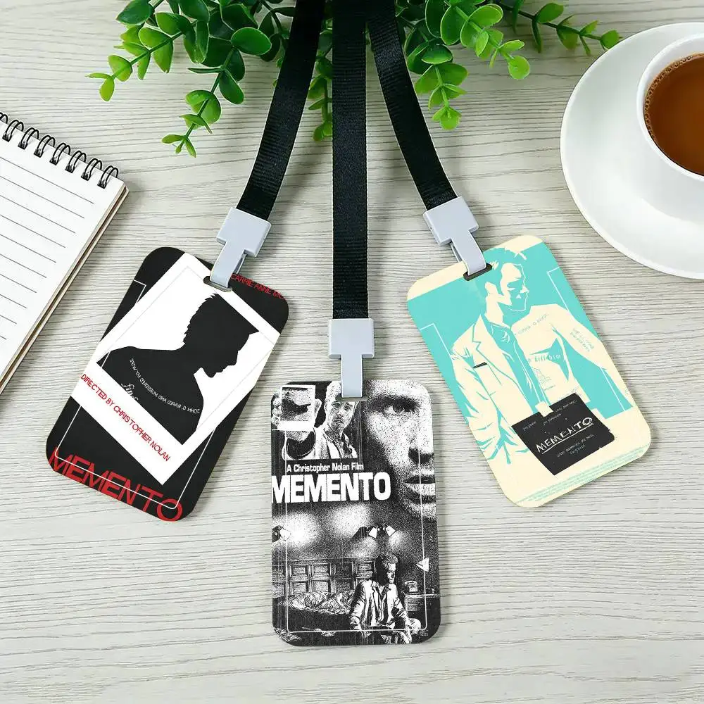 

Черные держатели для карт M-Memento Mystery Crime Movie с ремешком на шею для студенческих карт питания и удостоверений личности, для школы