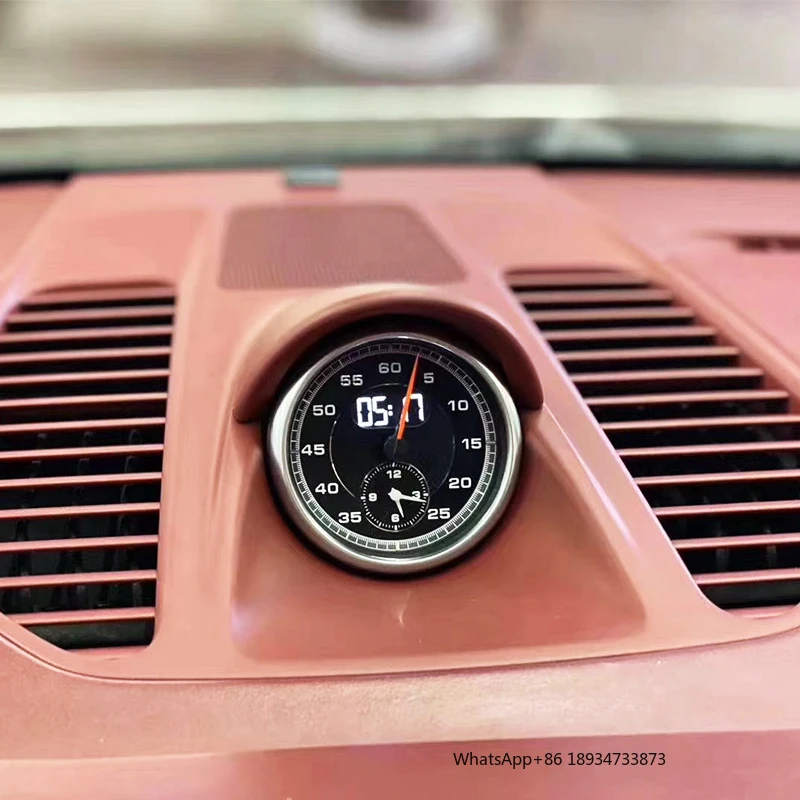 جديد 2012-2019 لـ 911 كاريرا 991 لوحة القيادة عداد السرعة ساعة توقيت وحدة التحكم باللون الأسود والأحمر والأبيض والأصفر #6