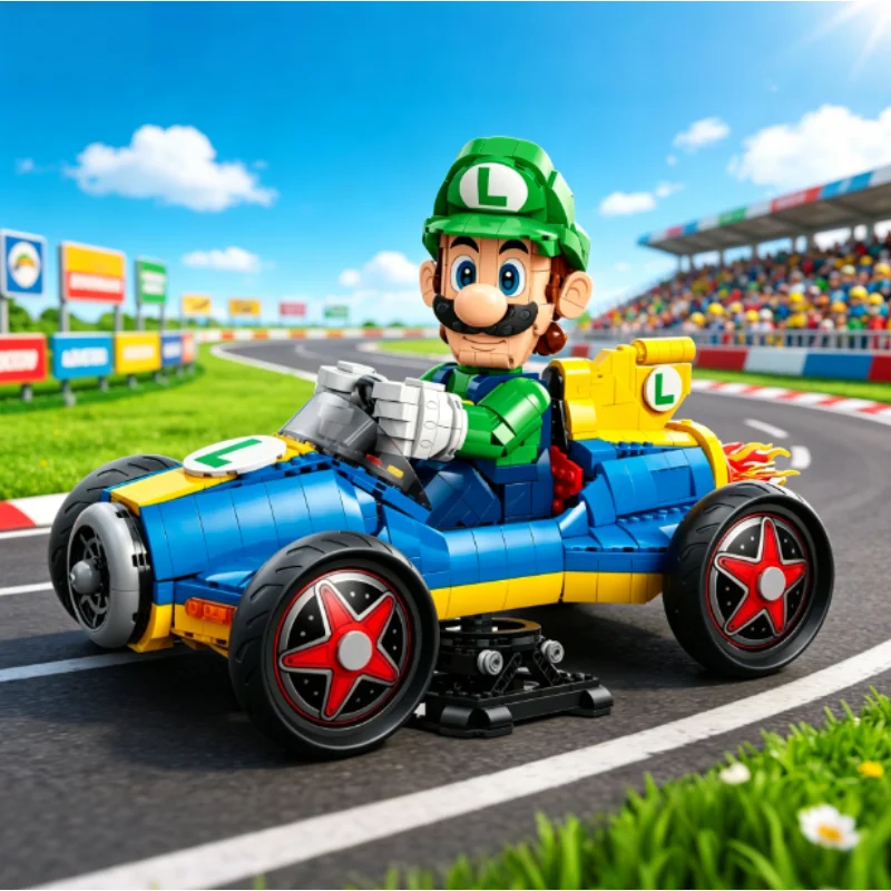 Super Racing Kart Car Kreative Bausteine 2234 Teile Auf Lager Kompatibles Lernspielzeug DIY Montagemodell Einzigartige Geburtstagsgeschenke