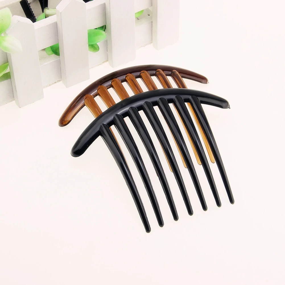 20 Stück Haarnadelkamm, exquisites Design für Frauen, Schwarz, Braun, Hochzeit, Party, Frisur, Zubehör, sicherer, langlebiger Kunststoff