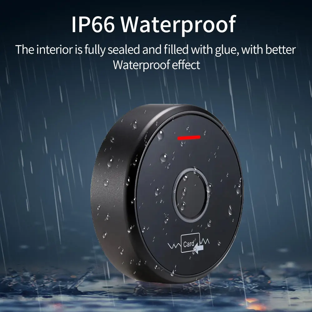 Support Tuya App Smart 2.4G WIFI RFID Fingerprint Access Control Keypad Wiegand Reader 26-44 56 Support Admin Card Door Contact