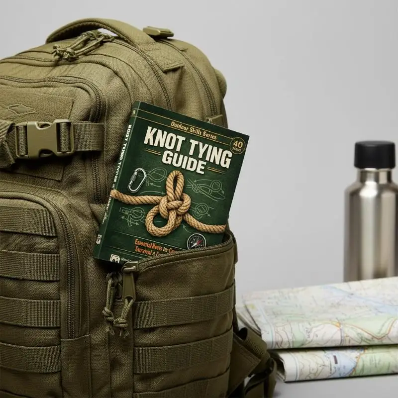 Essential Knot Tying Guide Book 50 Illustrated Knots Step by Step Instructions for Camping Survival Outdoor Adventures - view 4
