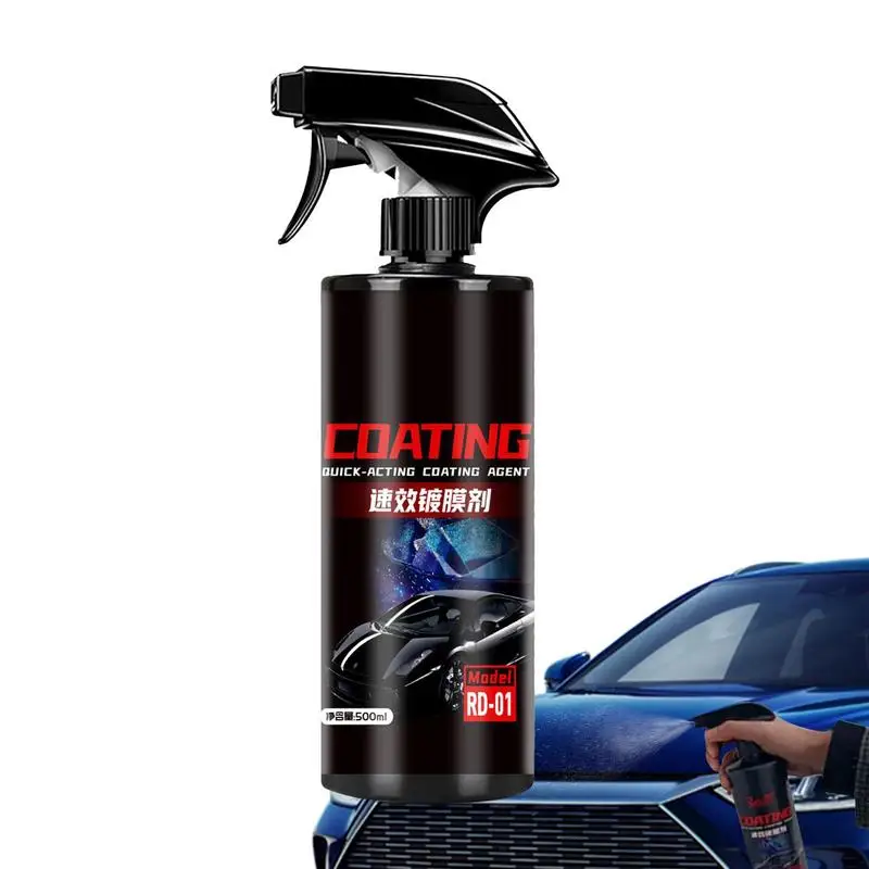 

Spray Coating Agent Car Crystal Coating Agent 500ml Car Coating For Cars Car Wax Spray Polish Scratch Revitalizing Plating