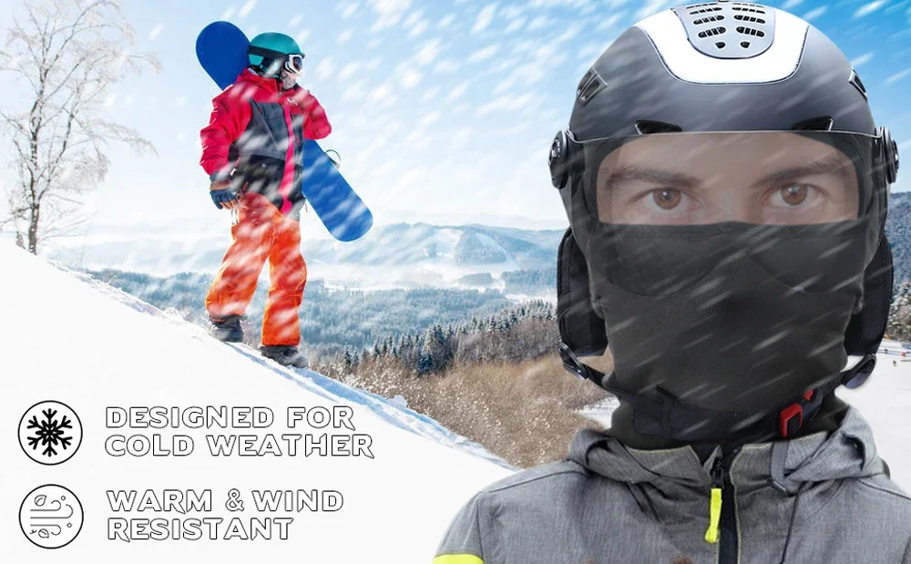 Description Picture 2 of itemWinter Cold Weather Balaclava Cap Thermal Windproof Mask Full Face Cover Sports Cycling Ski Hiking Snowboard Neck Warmer Scarf