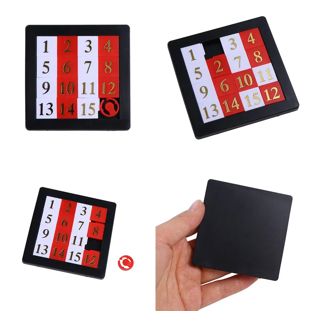 Geschenke Spiel Blöcke Logik Spiel Kindergarten Geschenk Frühe Pädagogische Spielzeug Bewegliche Schiebe Spielzeug Anzahl Puzzles Spielzeug Schiebe Puzzle