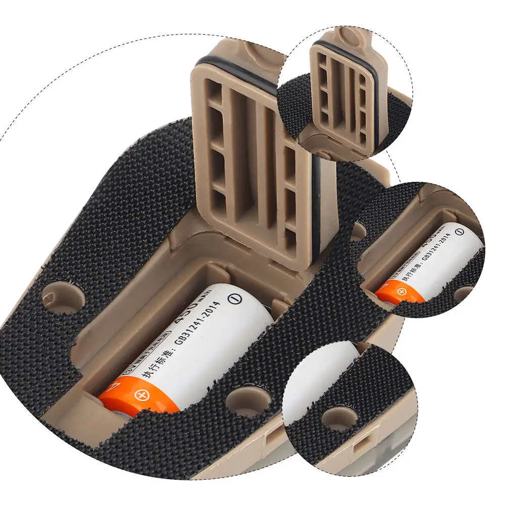 Waterproof Tactical Signal Light Multi Mode Outdoor Safety Beacon with Portable Loop Fastening System