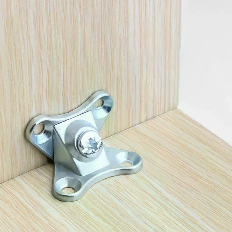 5pcs Corner Brackets Screws L-shaped Butterfly Support Connector Removable Combination Fasteners Right Angle Bracket Corner Code