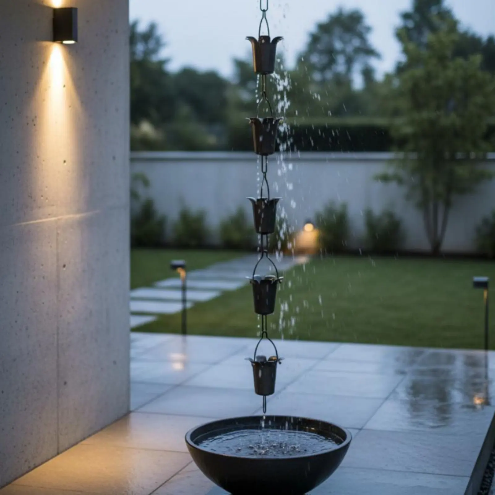 

Rain Chain Creates Soothing Sounds Japanese Rain Chime Decorative Gutter Chain Functional Art Decorative Downspout Weatherproof