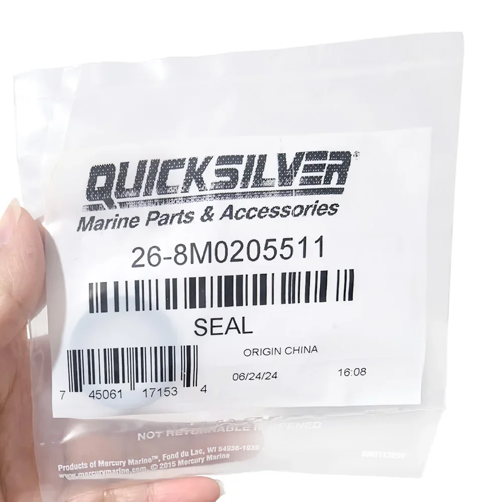 

26-8M0205511 Propshaft Shaft Oil Seal for Mercury 40-70HP Outboard Engine Seal 8M0205511 (Original)