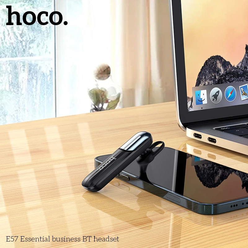 HOCO E57 Business Bluetooth Headset Wireless Car Handsfree Headphones with Mic Hi-Res Audio Earphone For iPhone Xiaomi Samsung - Image 5