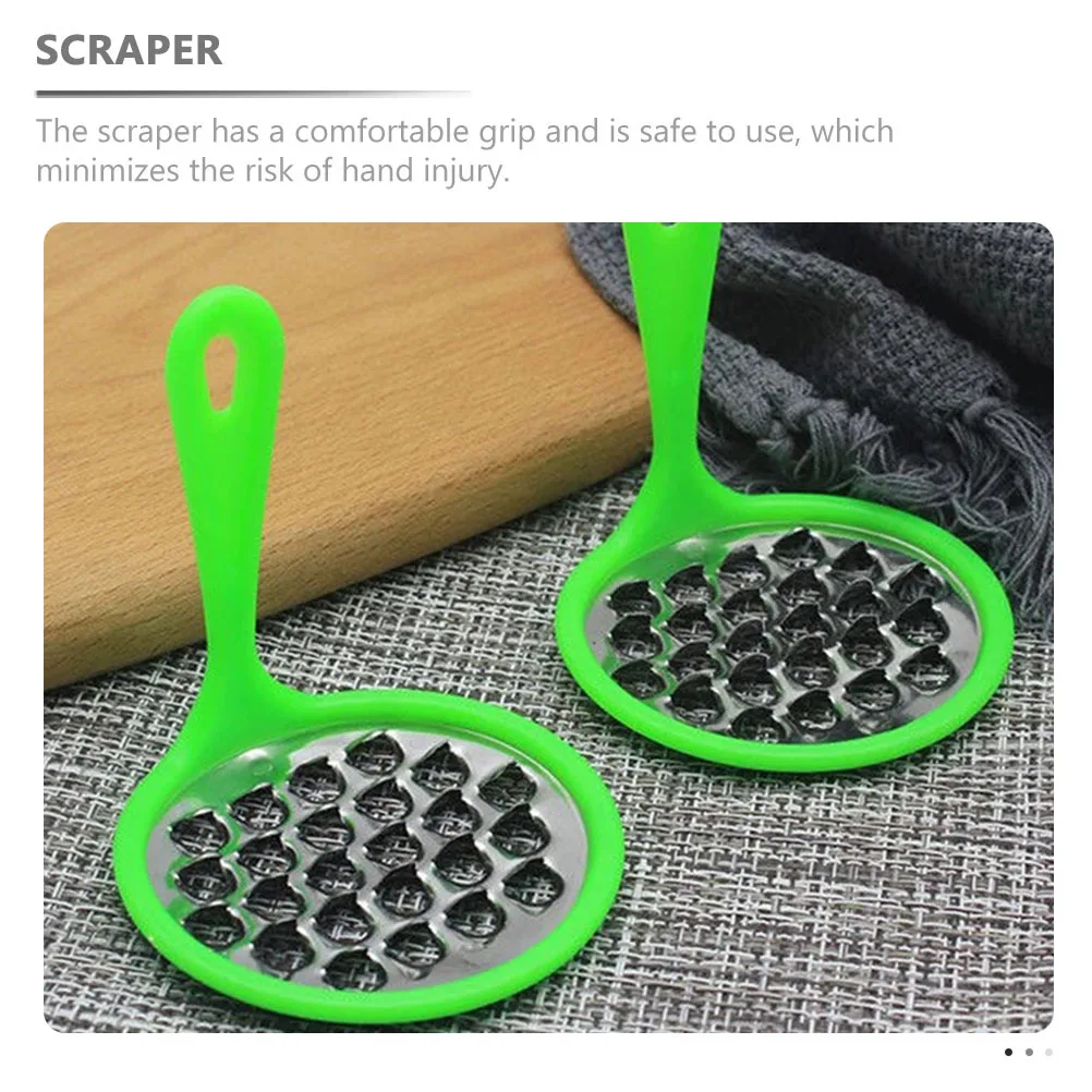 

5Pcs Bean Jelly Scrapers Comfortable Grip Food Scraper for Home Kitchen Utensils Multipurpose Tool Jelly Scrapers