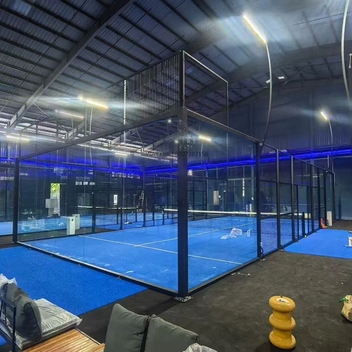 2026 Best Selling Panoramic Paddle Court China Indoor Padel Tennis Court Equipment Factory Outdoor Tennis Padel Courts