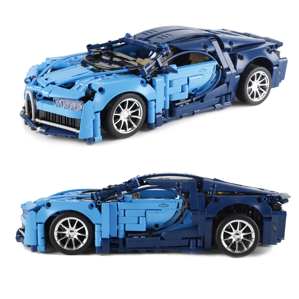 1388PCS Technical Super Speed Bugattied Sport Car Building Blocks Assemble Bricks Racing Vehicle Toys Gifts For Adult Friend