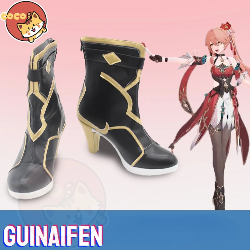 

Guinaifen Cosplay Shoes Game Honkai Star Rail Guinaifen Cosplay Guinaifen Shoes Unisex Role Play Any Size Shoes CoCos