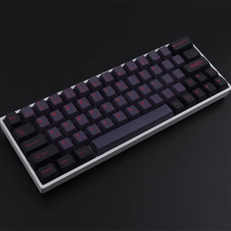 129 Keys GMK Alter Keycaps Cherry Profile Black and Gray Japanese English PBT DYE-SUB Mechanical Keyboard Keycap For MX Switch