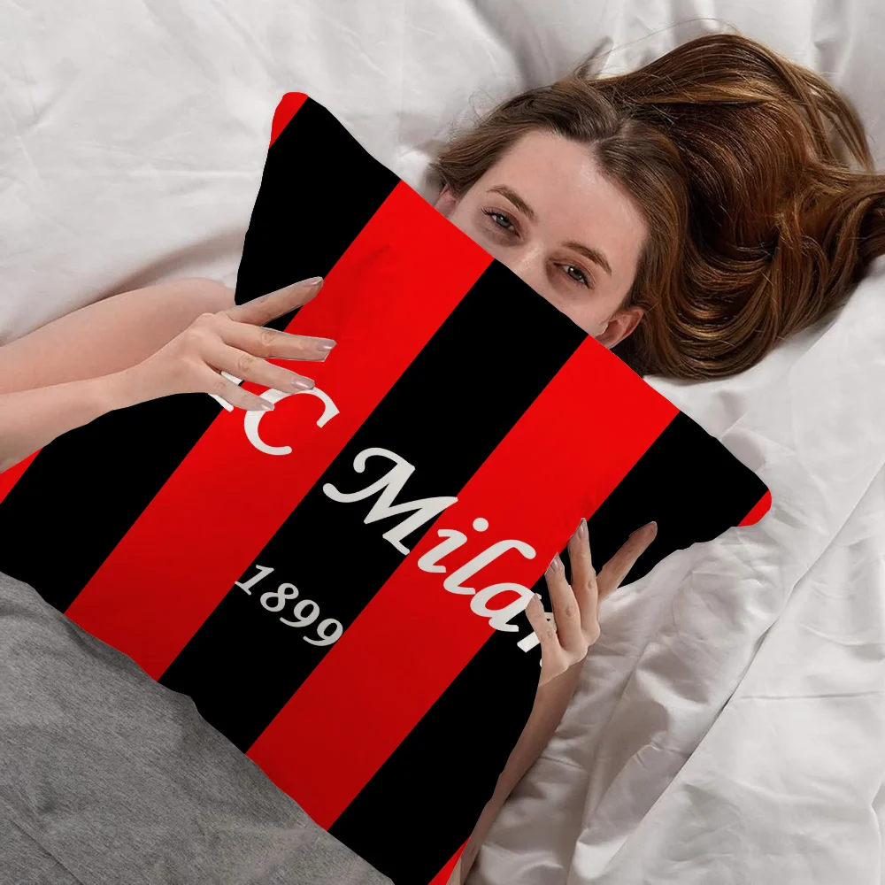 Cushion Cover Pillow Cover Pillowcase Cover for Pillow Fundas De Cojines AC M-milan-n Fc Room Decorating Items Home Decoration