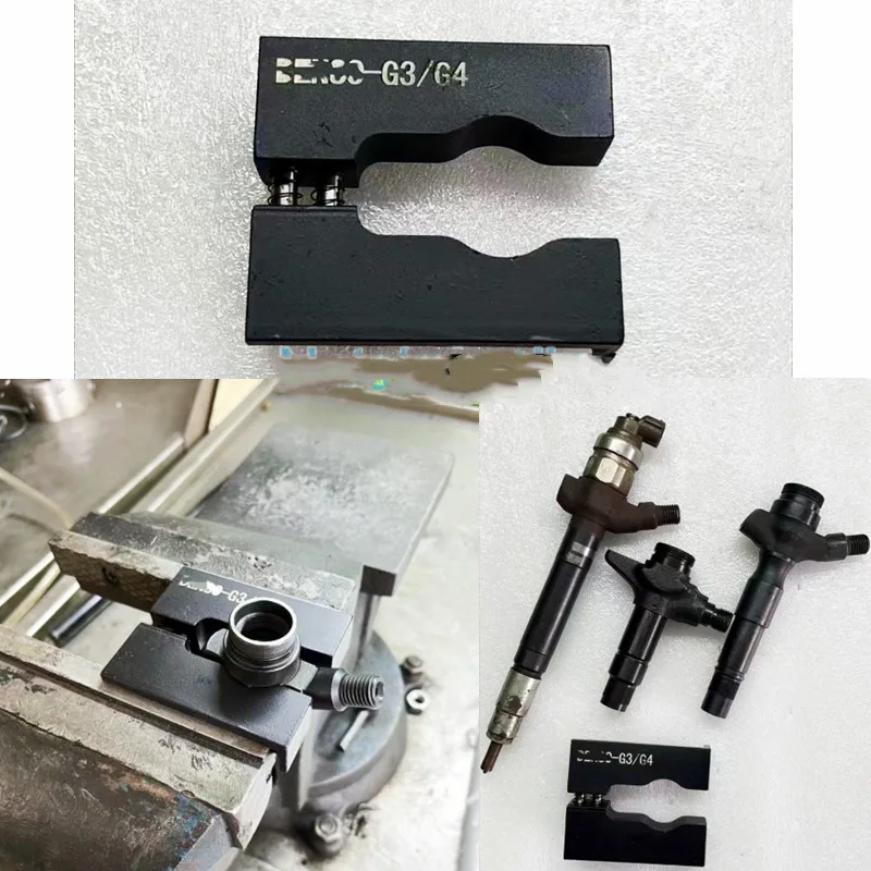 Diesel GM G3G4 Common Rail Injector Disassembly Fast Clamp Fuel Nozzle Fixture Plate Repair Tool for Denso