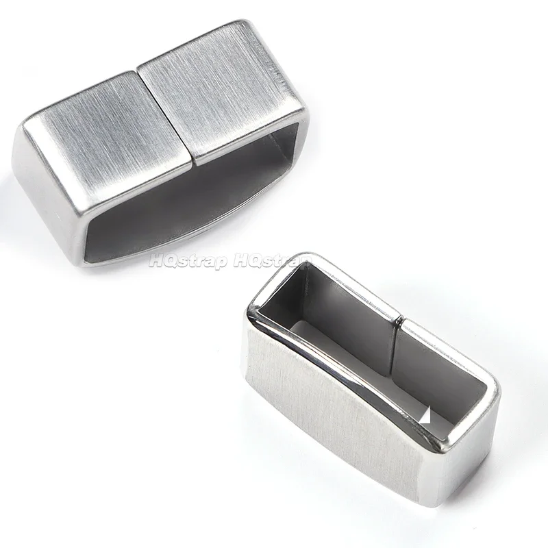 Fibbia ad anello in acciaio inossidabile da 18mm 20mm per accessori per orologi con fibbia ad ardiglione in Silicone con fibbia ad anello in metallo Seiko