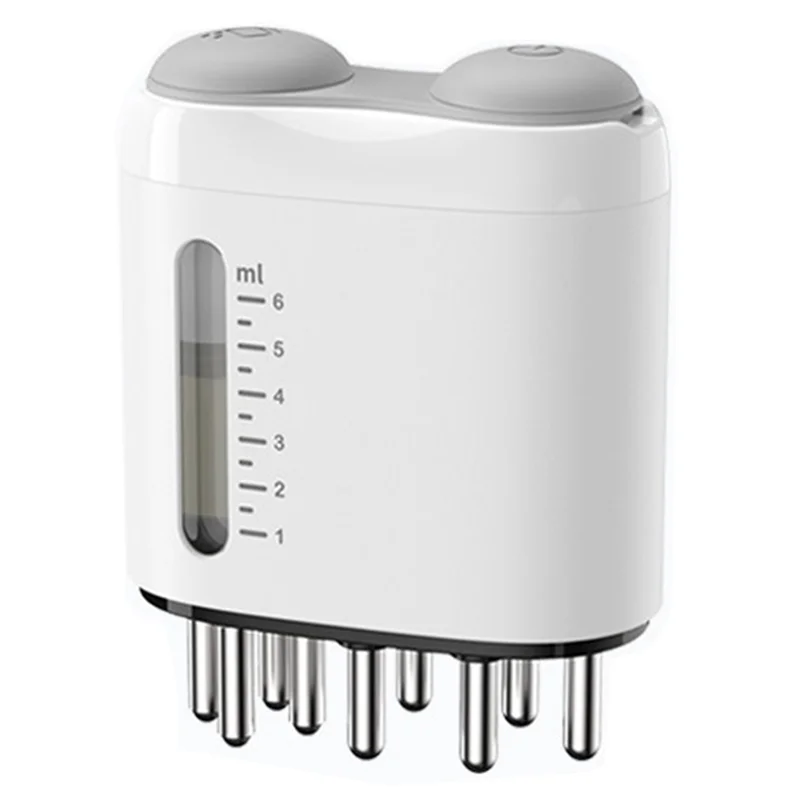 

A47F-New Scalp Oil Applicator Massager Anti-Hair Loss Herbal Tonic Hair Liquid Guide Electric Head Massage Comb Applicator