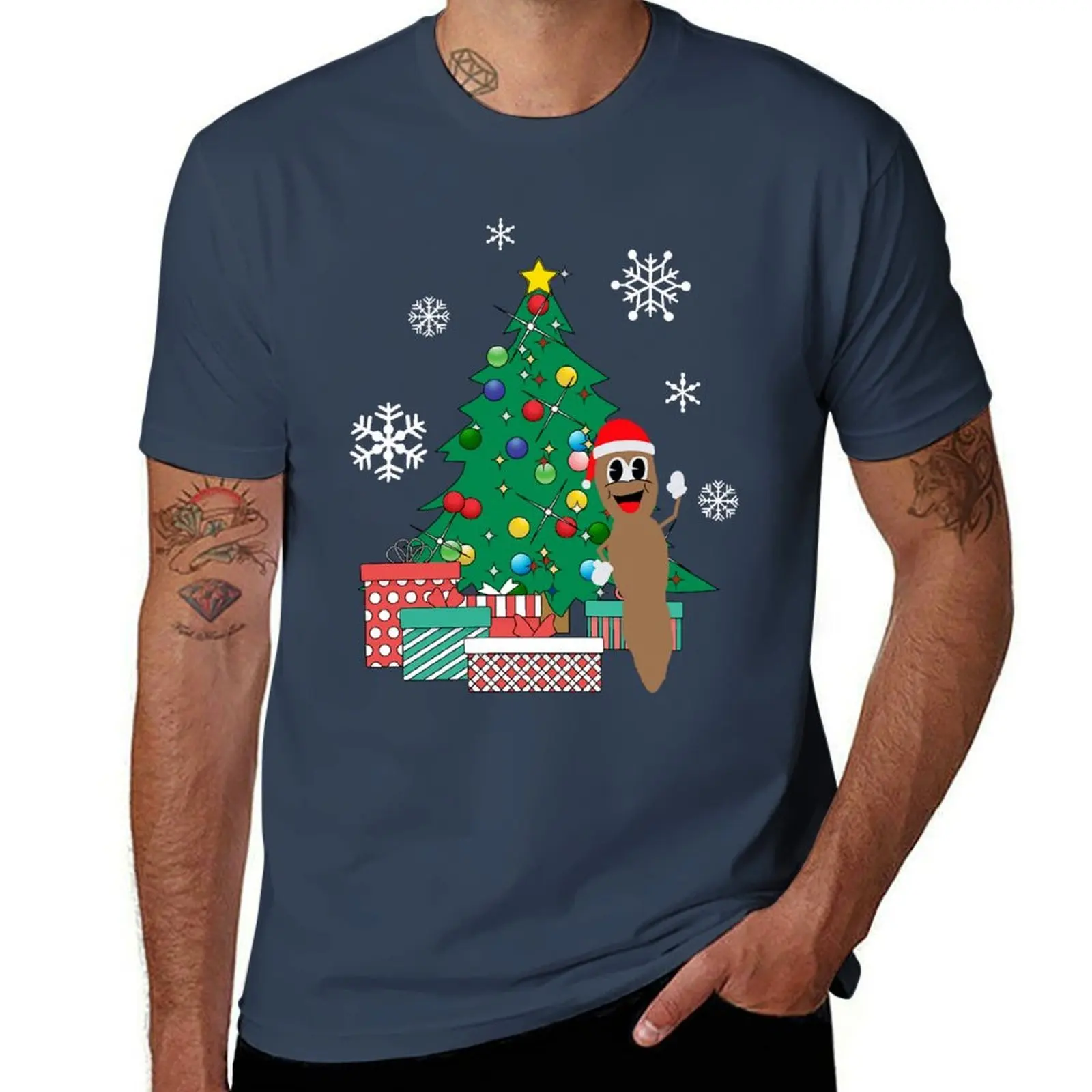 

Mr Hankey Around The Christmas Tree South Park T-Shirt anime tshirt t shirt men 100% cotton luxury brand T-Shirt