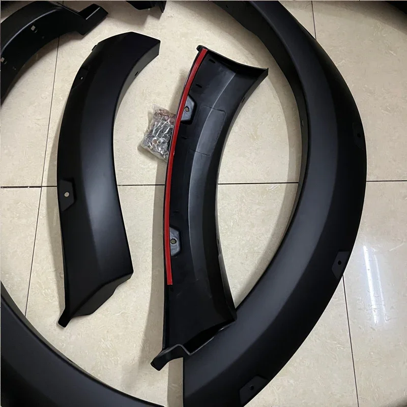 For Nissan Navara NP300 Frontier 2021 2022 2023 Mudguards Car Styling 6pcs/set 5'' Slim Fender Flares Wheel Arches Extensions
