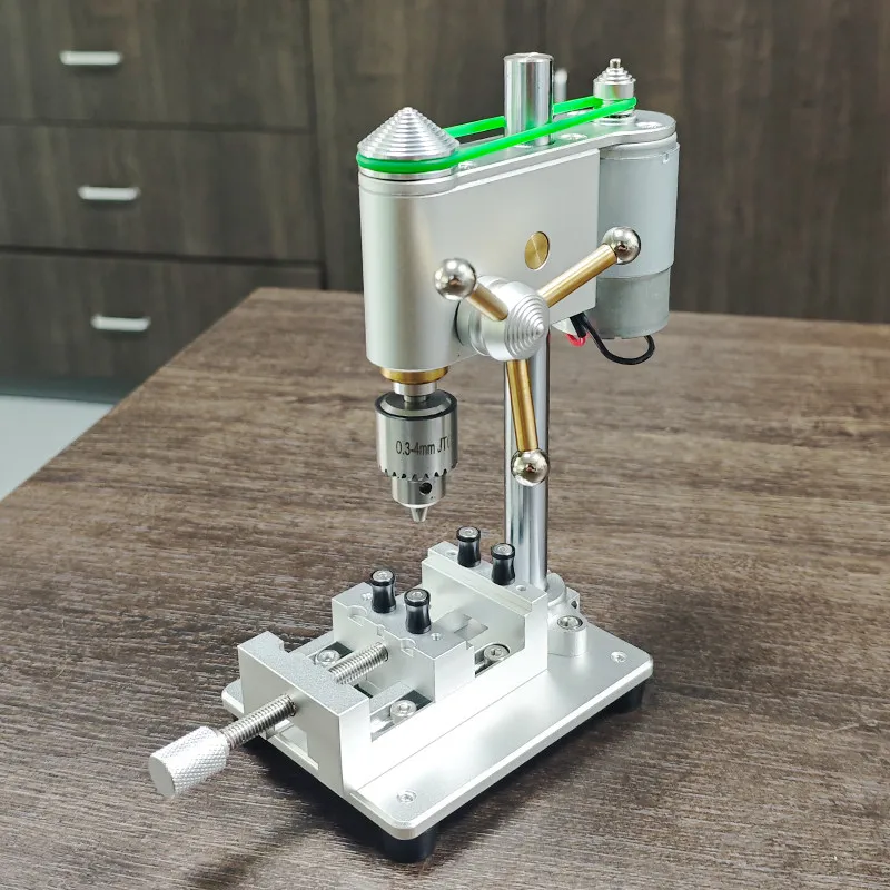 Mini Desktop Drill Press, Precision DIY Benchtop Electric Drill, Household Drilling Polishing Tool For Watch Phone Repair Work